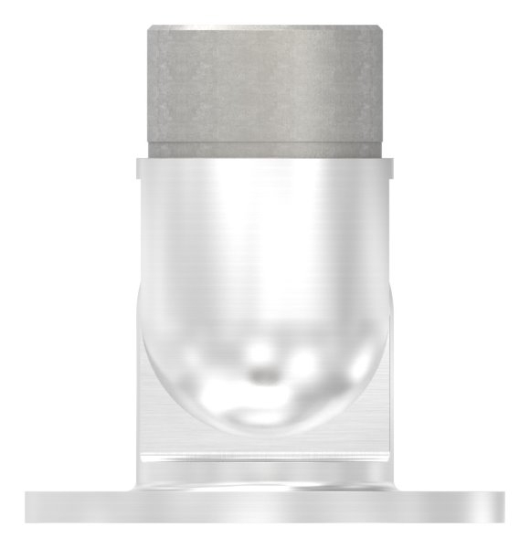 Support mural flexible, pour tube rond Ø 48,3x2,0 mm V2A