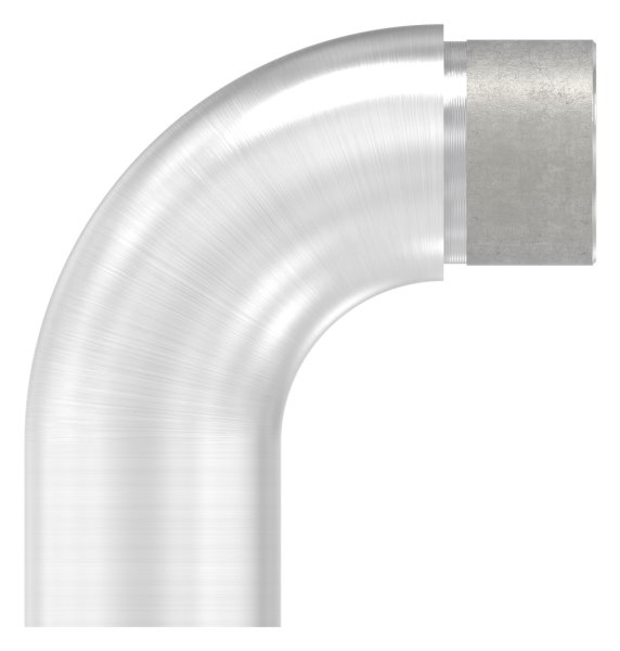 Embout 90° plat, pour tube 33.7 x 2.0mm