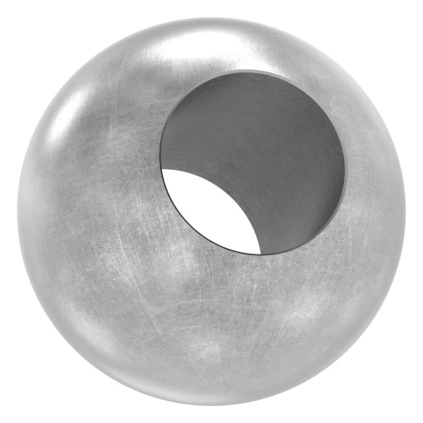 Kugel Ø 25 mm - mit Durchgangsbohrung 12-2 mm - Stahl S235JR- roh-30-2745.8