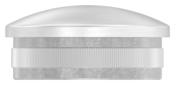 Rohrstopfen fuer Ø 48-3x2-0 mm leicht gewoelbt zum Einschlagen V4A-11-5212.1