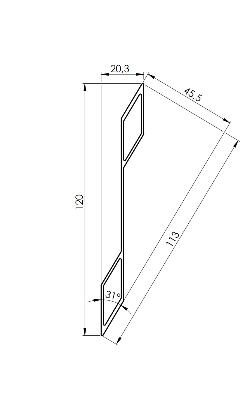 Zaunjalousie Aluminium 20x120 mm 3000 mm Anthrazit RAL7016-89.FGL2S20X1203000R7016