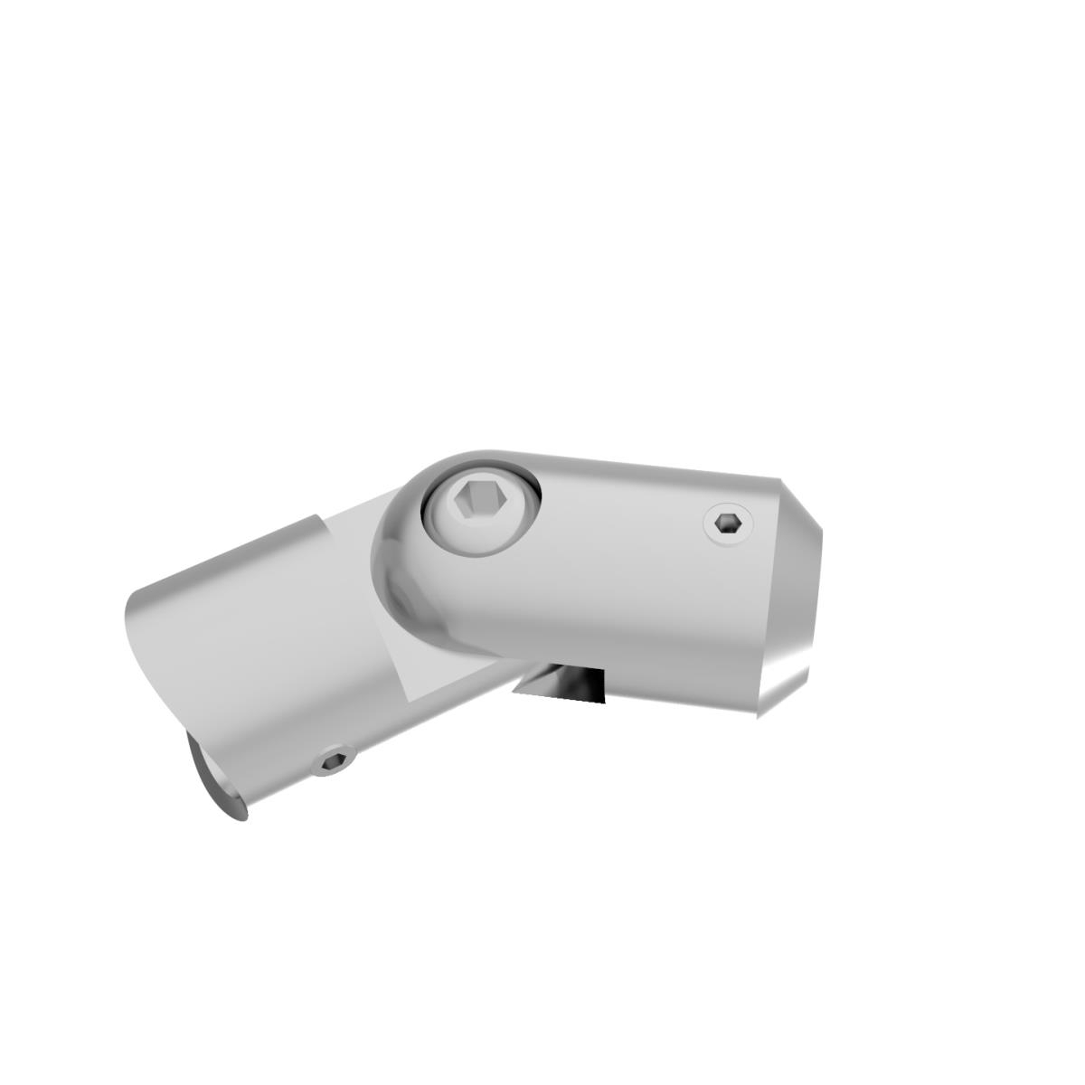 Querstabhalter Edelstahl AISI 316 fuer Fuellung d12 Pfosten D42-4 mm axial verstellbar-89-11A140855042-A.4