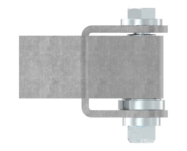 Charnière de portail | réglable | à souder sur (petit) | acier (brut) S235JR