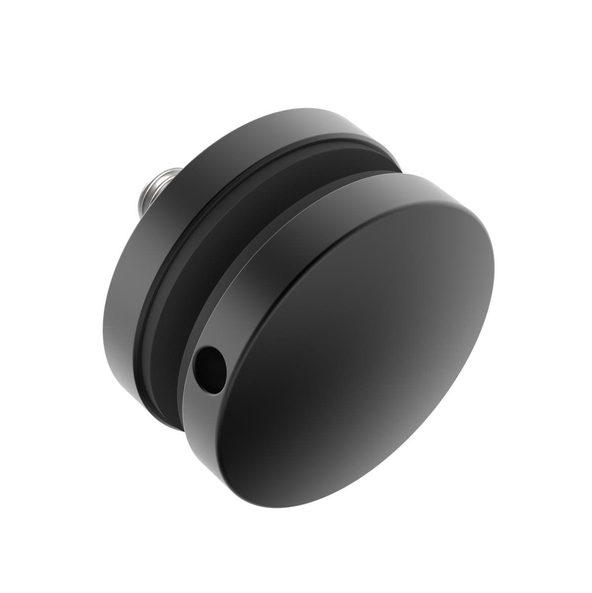 Punktglashalter Edelstahl AISI 304 fuer Glas 8-17-52 mm- Loch Ø 20 mm- Schwarz RAL 9005-89-11ABL0747000-A.4