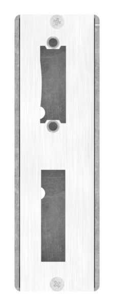 Gegenkasten Stahl S235 fuer 50 mm Schlosskasten- V2A Schliessblech- anschweissbar-30-3377.8