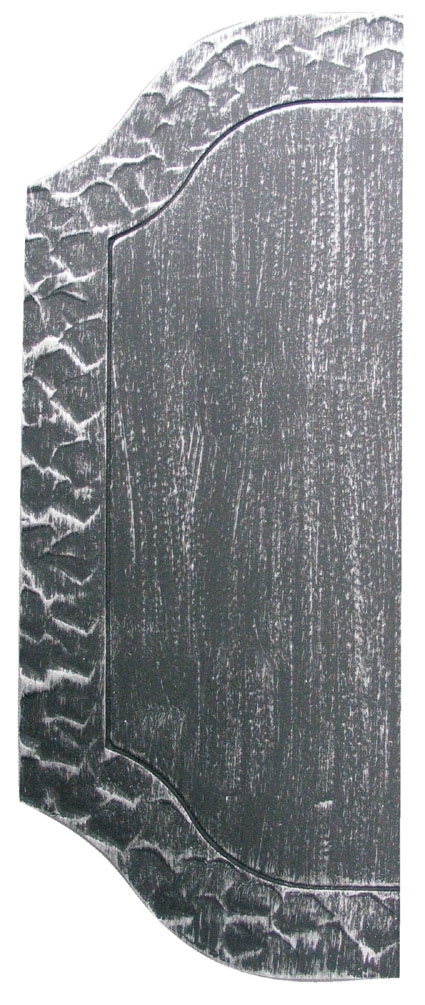 Zier-Torplatte Stahl 265 x 105 mm- 3 mm dick-89-11D114AS-A.4
