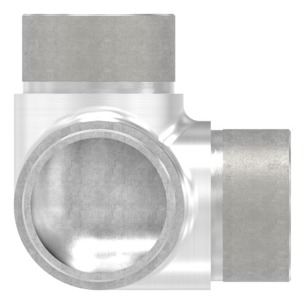 Angle / sortie 90° pour tube rond Ø 42.4x2.0 mm V2A