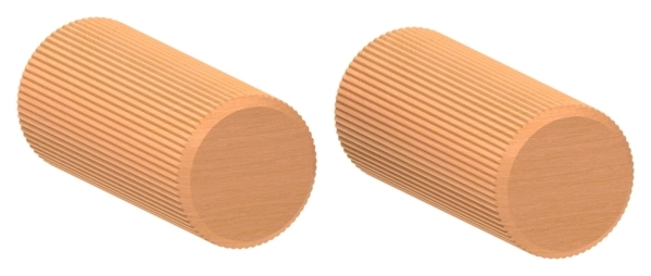 Holzhandlauf Bogen Eiche Ø 42-4 mm geschliffen lackiert-88-11H-EI42.90