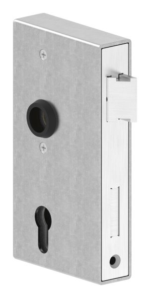 Einsteckschloss Edelstahl 30x94-5x172 mm geschliffen verzinkt-30-3203.8