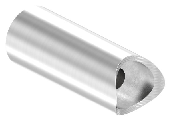 Rohrabstandshalter fuer Tueren Stossgriffe fuer Ø 26-9 mm V2A-11-1001.4