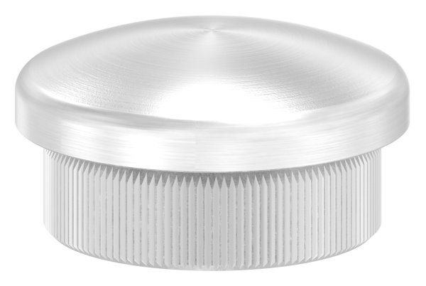 Bouchon légèrement bombé V2A matériau plein pour Ø 25,0x2,0 mm