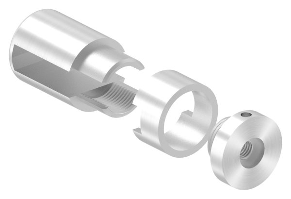 Support de base Brenk pour barres plates 40 x 10mm, V2A
