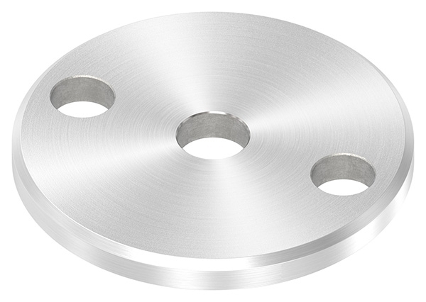 Ankerplatte Ø 70 x 6 mm mit Zentrierbohrung- Ø 12-5 mm V2A-11-2220RF.4