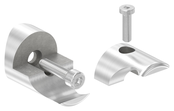 Support de tôle pour le serrage d'un profilé de 27mm de connexion : 42,4 mm