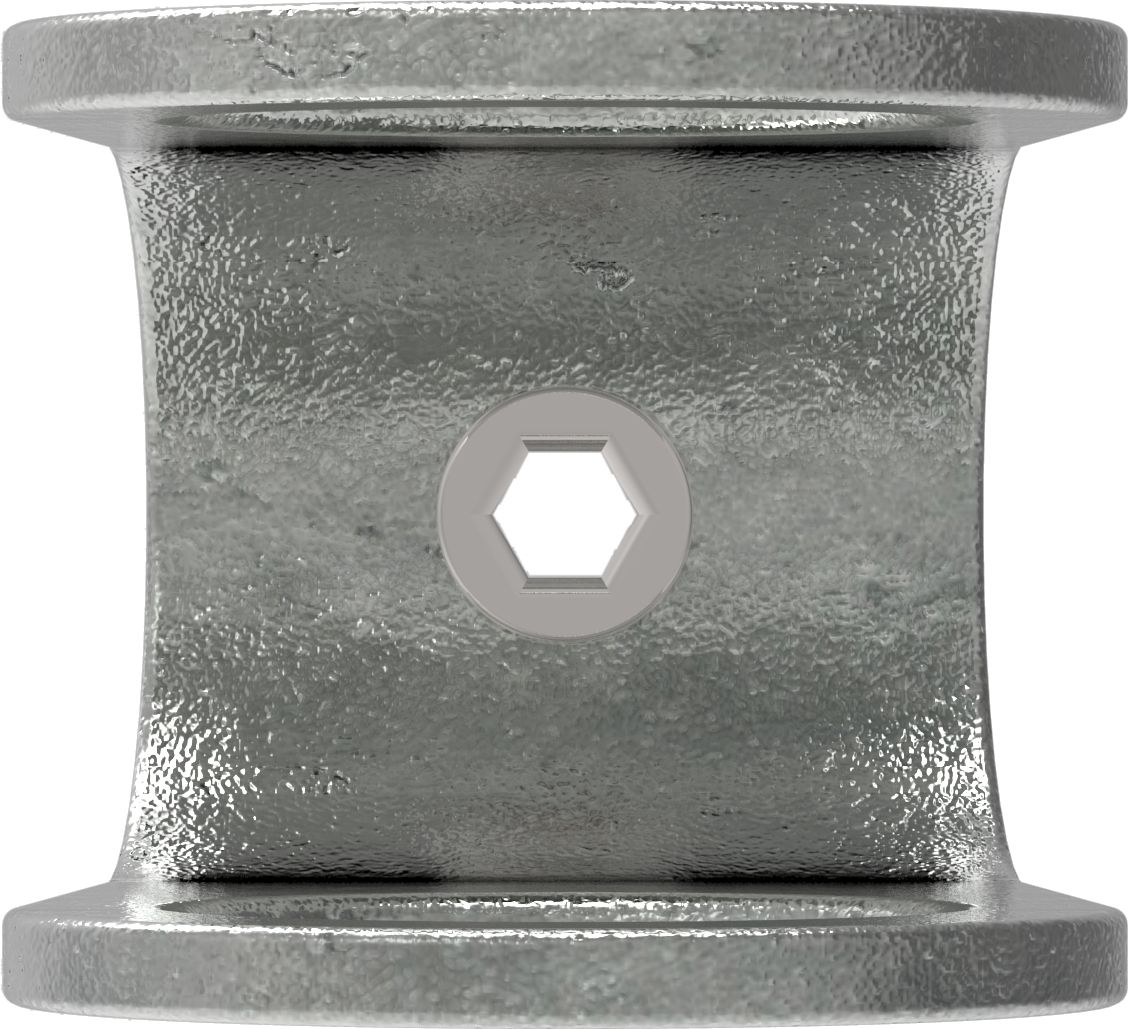 Raccord de tuyau | Pièce transversale ouverte | 160A27 | 26,9 mm | 3/4" | Fonte malléable et électro-galvanisé