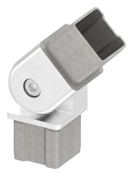 Joint de raccordement pour tuyau 40x40x3mm, V4A