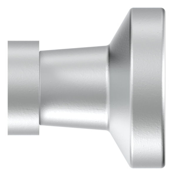 Alu-Tuerknopf - fest mit Alu-Kurzschild - Aluminium EV1-12-3056.6