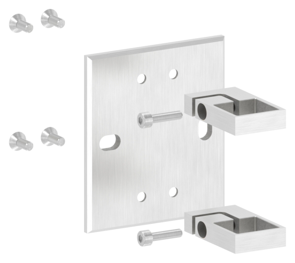 Fixation murale pour tube 40x40 mm V2A
