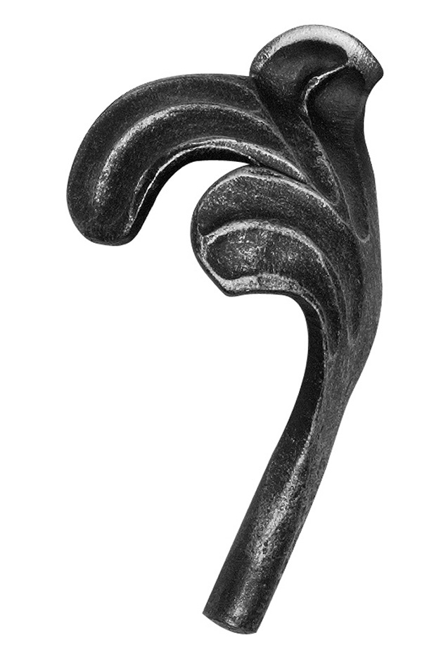 Baroque rural | Dimensions : 60x110 mm | Acier S235JR, brut