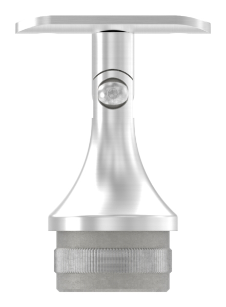 Stuetze mit Gelenk und Halteplatte fuer Rundrohr Ø 42-4 mm V2A-12-2156.4