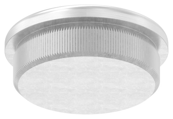 Bouchon légèrement bombé V2A matériau plein pour Ø 35,0x2,0 mm