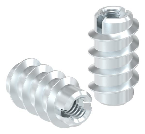Rampa-Muffe Stahl verzinkt M4x15 Typ A Vorbohrung 6-0 mm-88-1158369-ST.4