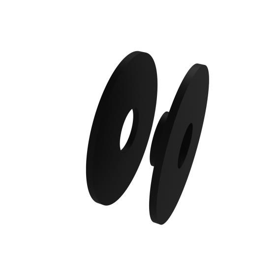 Gummieinlage Gummi fuer Glaspunkthalter Schwarz-89-11A1942BLACK-A.4