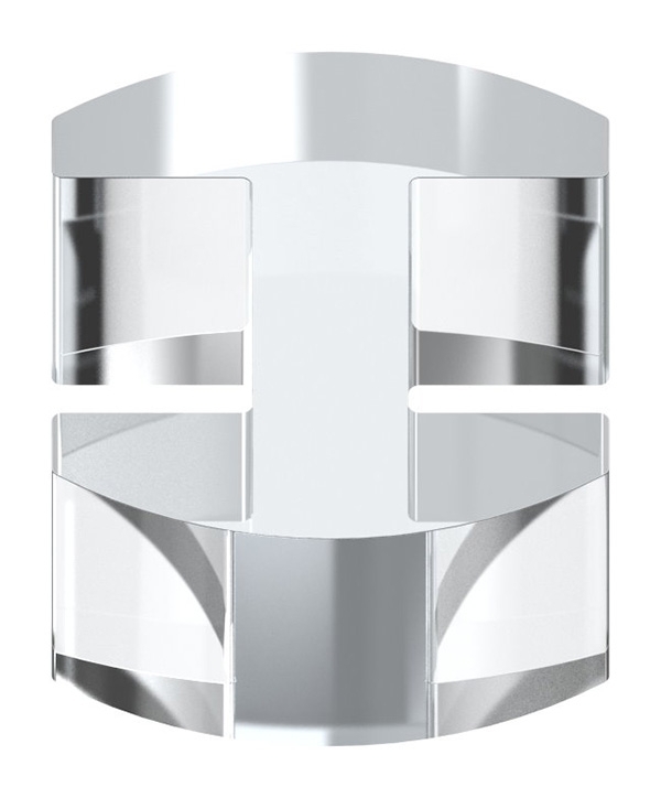Aligneur de verre | pour verre : 12.76-13.52 mm | plastique PMMA