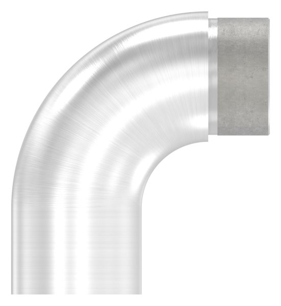 Embout 90° plat, pour tube 42.4 x 2.0mm