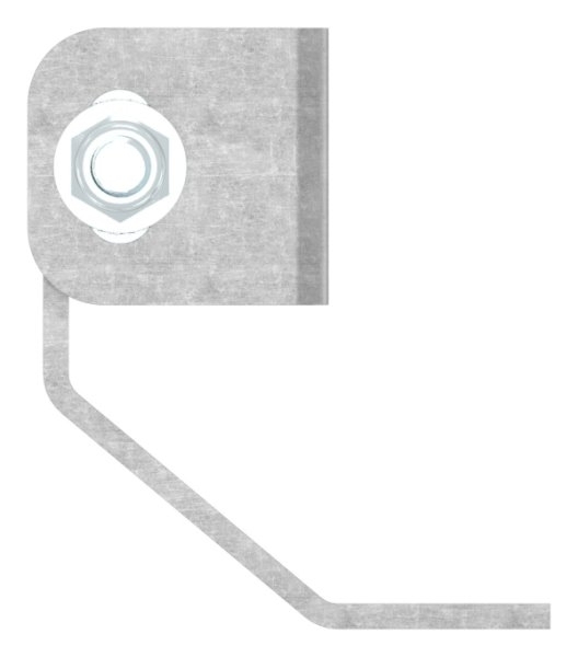 Charnière de portail | réglable | à souder sur (petit) | acier (brut) S235JR