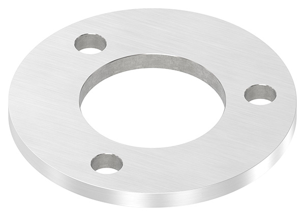 Ankerplatte Masse- 120x8 mm Laengsschliff und Mittelbohrung V2A-11-2275.4