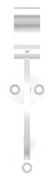 Support de repose-pieds / main courante, pour tube 42,4mm, V2A