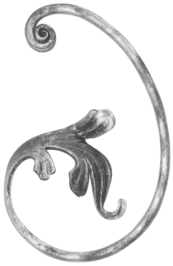 Maître baroque | Dimensions : 130x200 mm | Matériau : 16x8 mm | Acier S235JR, brut