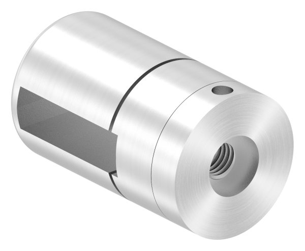 Support de base Brenk pour barres plates 30 x 8mm, V2A