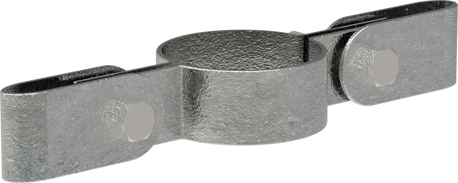 Rohrverbinder Gitterhalter doppelt Ø 26-9 mm -3-4- - Temperguss verzinkt - 171A27-171A27