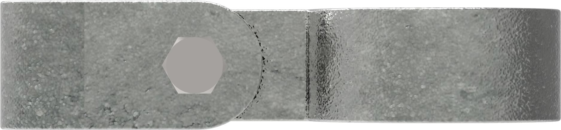 Raccord de tuyau | Support de grille simple | 170A27 | 26,9 mm | 3/4" | Fonte malléable et électrozinguée