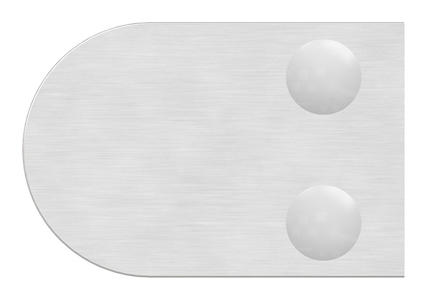 Pince en verre | Dimensions : 40x28x17.4 mm | Connexion Ø 42.4 mm | V2A