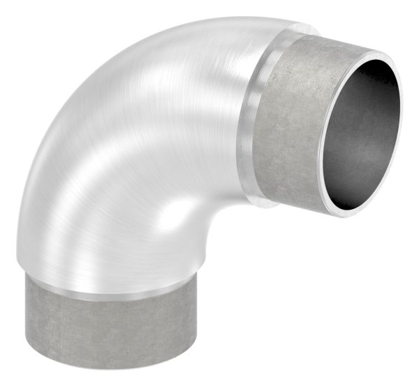 Coude 90° rond, pour tube rond Ø 42,4x2,0 mm V4A