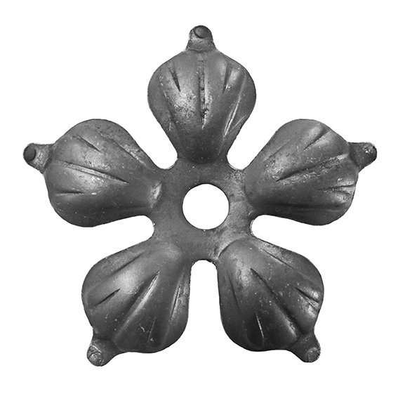 Dekorative Rosette Stahl Ø90mm- 2mm stark-89-11E221190-A.4