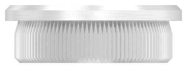 Bouchon plat pour Ø 33,7x2,0 mm V2A matériau plein