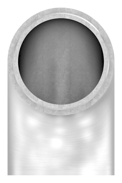 Embout 90° plat, pour tube rond Ø 42,4x2,0 mm V4A