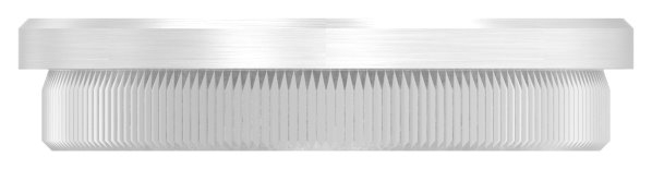 Bouchon plat pour Ø 60,3x2,6 mm V2A matériau plein