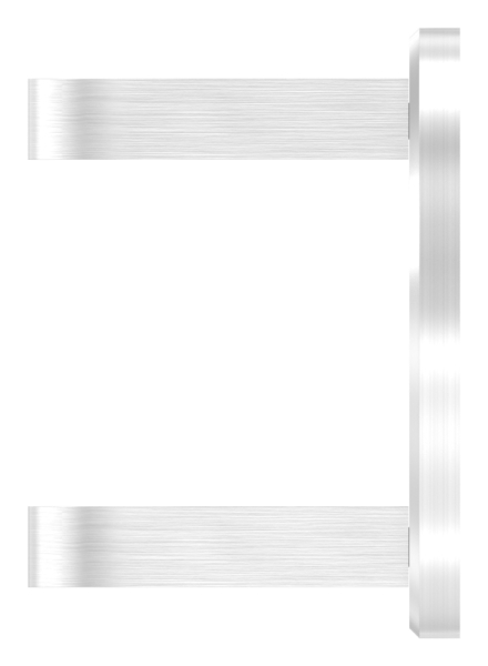 Fixation murale pour le serrage de tubes ronds Ø 33,7 mm V2A