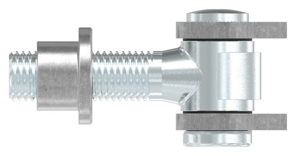 Charnière M18 | réglable | soudable | acier (brut) S235JR