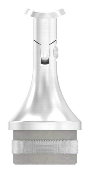 Stuetze mit Gelenk und Halteplatte fuer Rundrohr Ø 42-4 mm V2A-12-2156.4