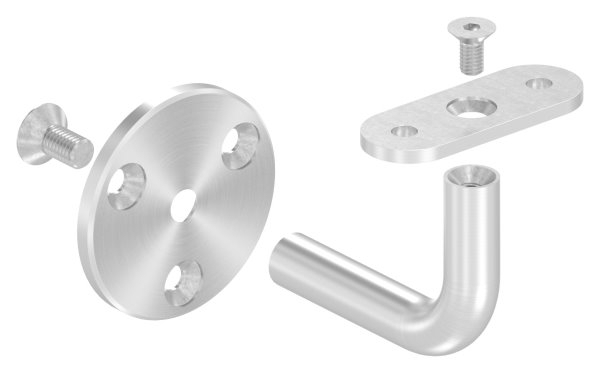 Support de main courante pour mains courantes LED, matériau solide
