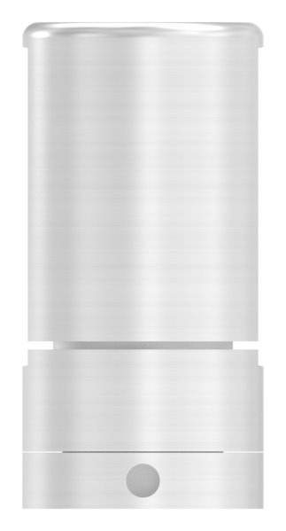 BRENK-fix® Grundhalter fuer Flachstaebe 40 x 8mm- ALU-88-11BR-F408M8.ALU