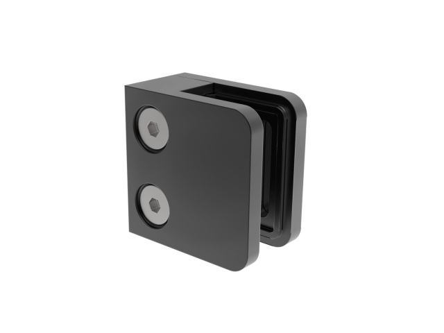 Pince à verre | dimensions : 45x45x27 mm | pour raccordement : plat | RAL9005 Black