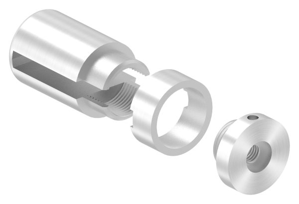 Support de base Brenk pour barres plates 40 x 6mm, ALU