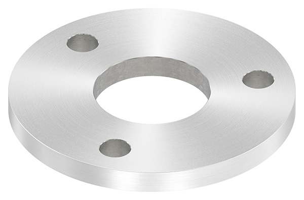 Ankerplatte Ø 120 x 10mm- mit Rundschliff- V2A-88-1154112-240-10.R